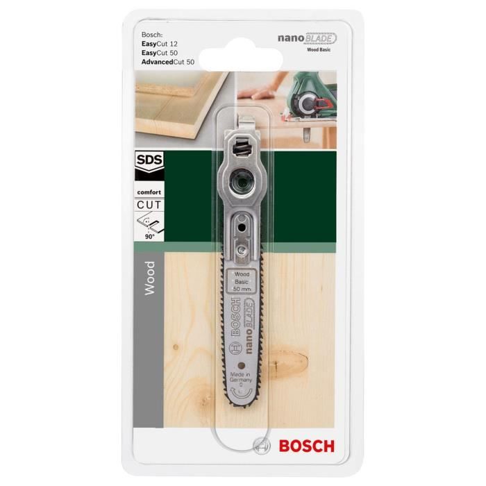 BOSCH NanoBlade Accessories - NANOBLADE WOOD BASIC 50