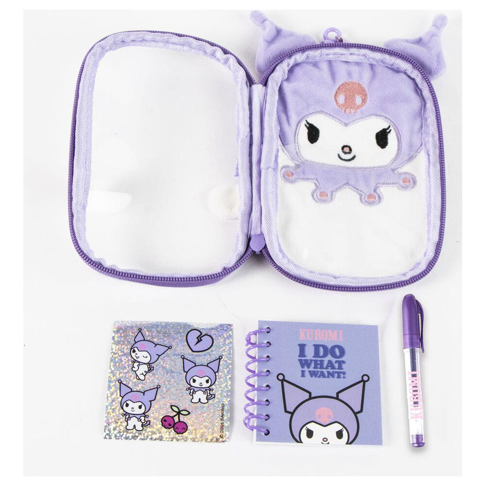 Hello Kitty Kuromi stationery set