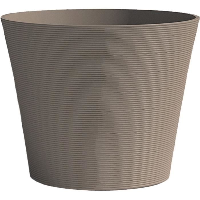 Flowerpot - GARDEN ID - Green Care Sense Taupe - 50 x 41 cm - 10 year warranty - 100% recycled - UV and frost resistant