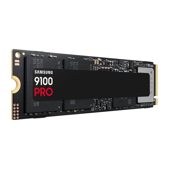 Samsung - 9100 PRO - Internal SSD - NVMe M.2 PCIe 5.0 x4 - 2 TB - Read speed up to 14,800 MB/s - MZ-VAP2T0BW