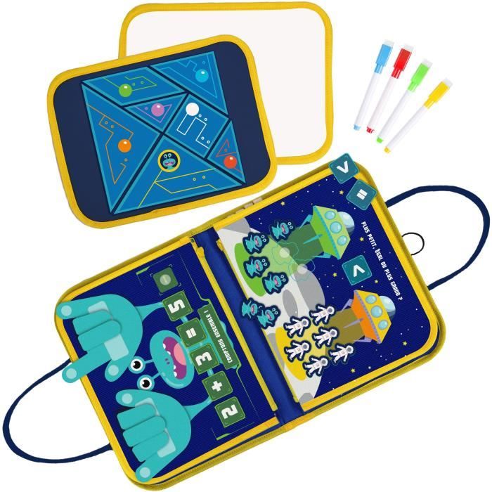 Space Activity Pouch - Montessori - JADE - Educational Game - Travel - Sensory - Children's Game - French Design