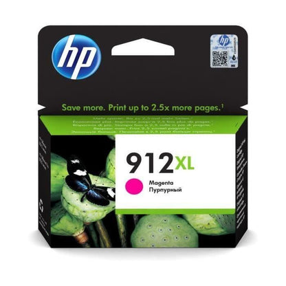 HP 912XL Inkjet Cartridge - Magenta - Inkjet - High Yield - 825 pages