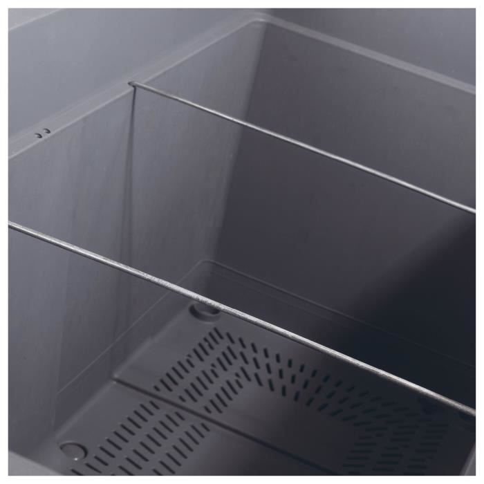 Muret Planter - DEROMA - Cosmo - Anthracite - With water reserve - Casters - 78 cm