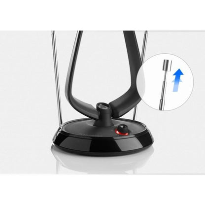 Amplified indoor antenna - ONE FOR ALL - With 15 km reception range - Excellent DTT reception - 3G/4G/5G/LTE filter