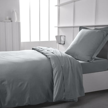 TODAY ESSENTIAL TODAY CHARG - 90 x 190 cm - 1 person - 100% UNE COTTON - Steel