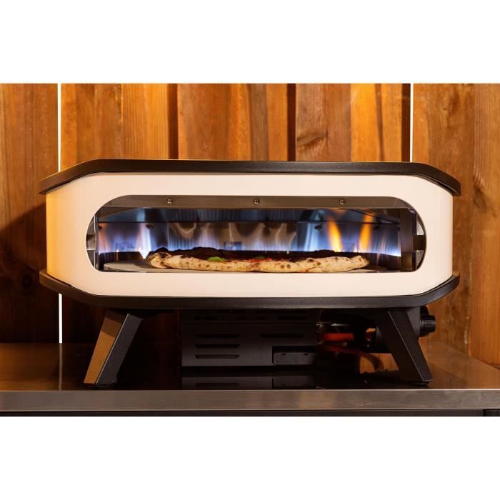 Gas pizza oven 17 - COZZE - 90426 - Rotary - Integrated thermometer and door