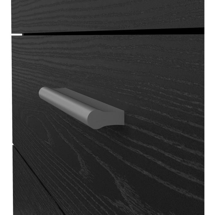 Chest of drawers - 4 drawers - Black - L80.2 x D40.25 x H68.1 cm