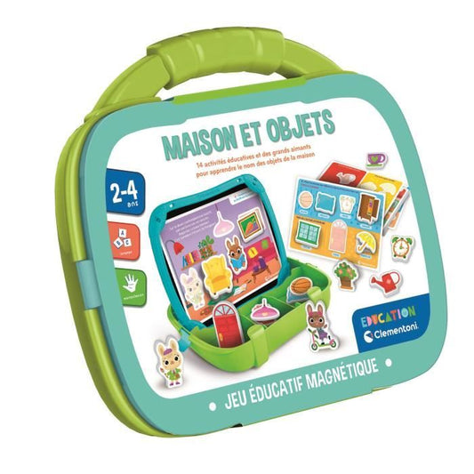 CLEMENTONI - Magnetic case - Words and objects - Learning - From 2 years old