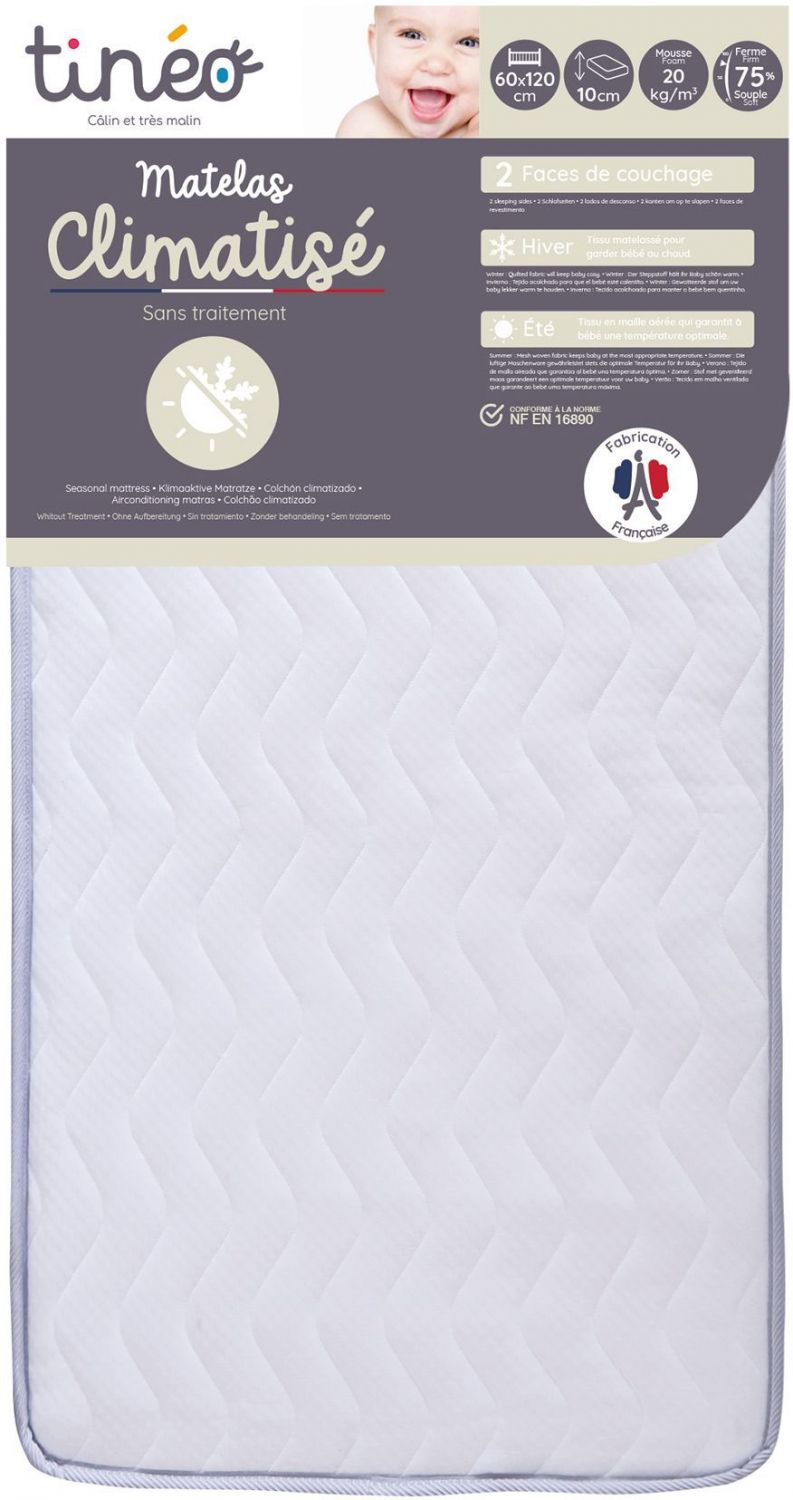 TINEO Air-conditioned mattress 60x120x10