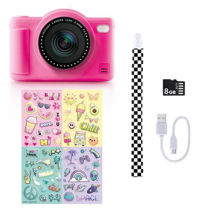 Canal Toys - Photo Creator - Pop Digital Camera Pink Color - With 32GB SD card included
