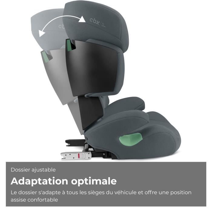 CYBEX Solution X i-Fix Booster Seat - Cobblestone Grey