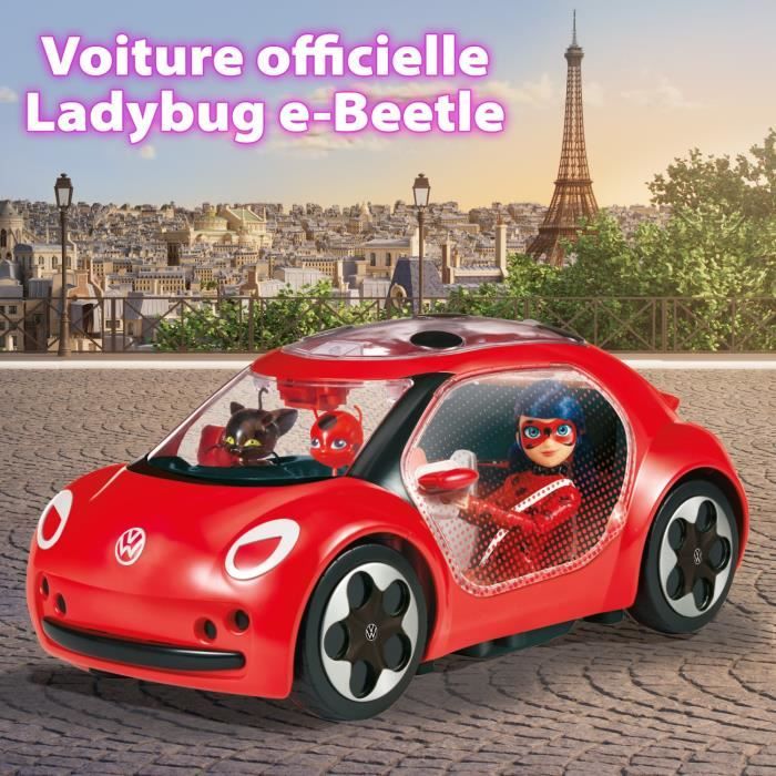 Miraculous Ladybug Car - Ladybug's Volkswagen e-Beetle - Bandai