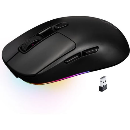 Competitive Gaming Mouse - Wired or wireless - The G-Lab - KULT-TITAN - RGB - 12000 DPI - Black