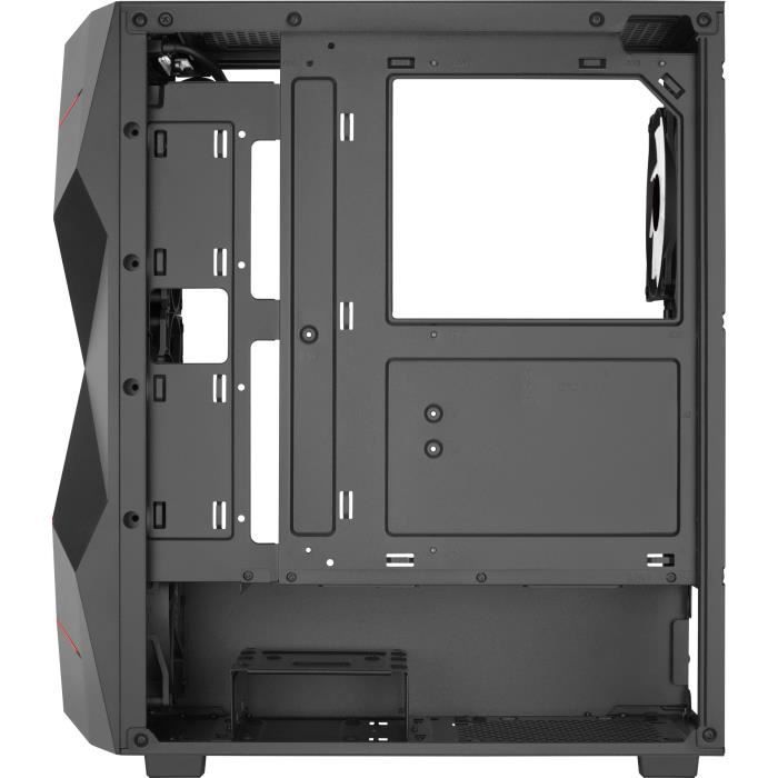 PC case - AEROCOOL - Volcan G v1 (Black) - Mid-tower - ATX format - Without power supply