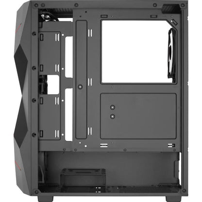 PC case - AEROCOOL - Volcan G v1 (Black) - Mid-tower - ATX format - Without power supply