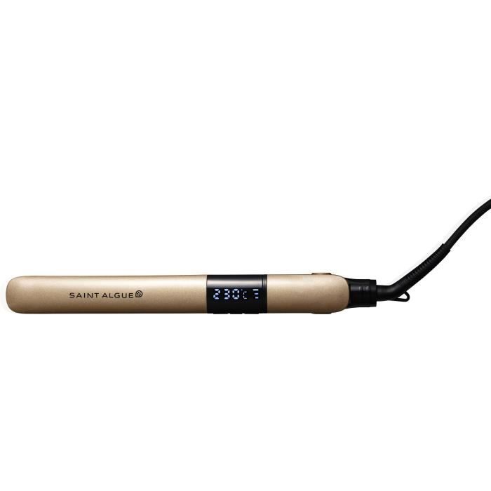 SAINT ALGUE 3963 - Demeliss GOLD hair straightener - Ceramic coating - Ultra-thin floating plates - 150 to 230 ° C - Black / Gold
