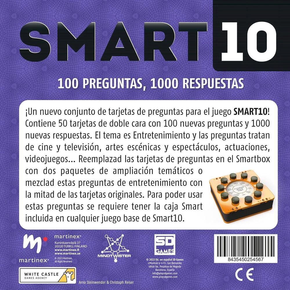 Spanish Smart 10 Game Expansion Entertainment