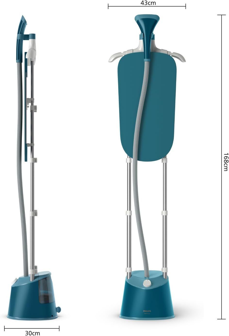 Vertical steamer - PHILIPS - STE1040/20 - 1800 W - 3 settings - Blue